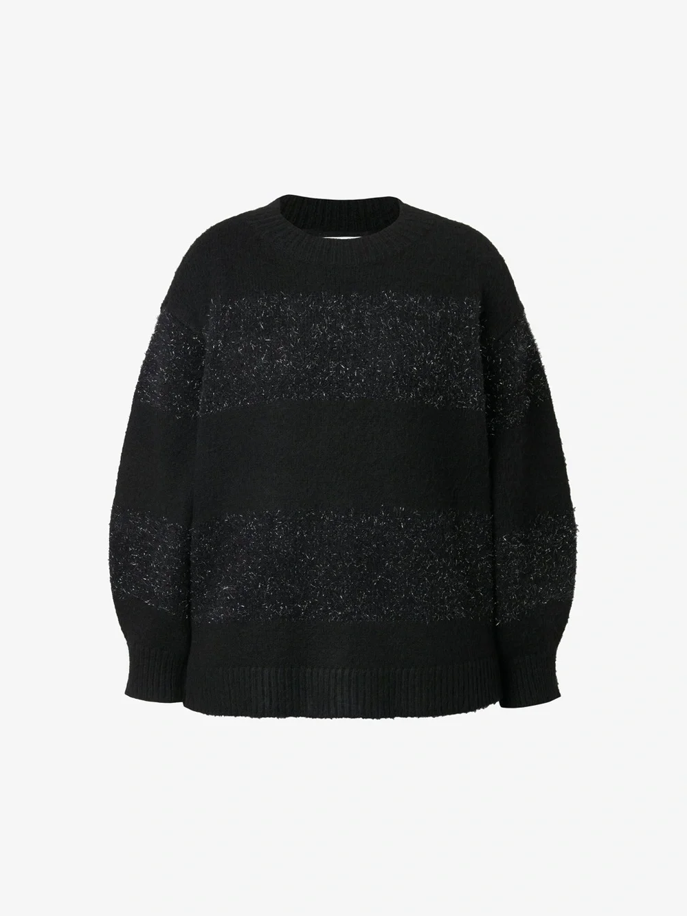 Studio Untold Shimmery Sweater in Black